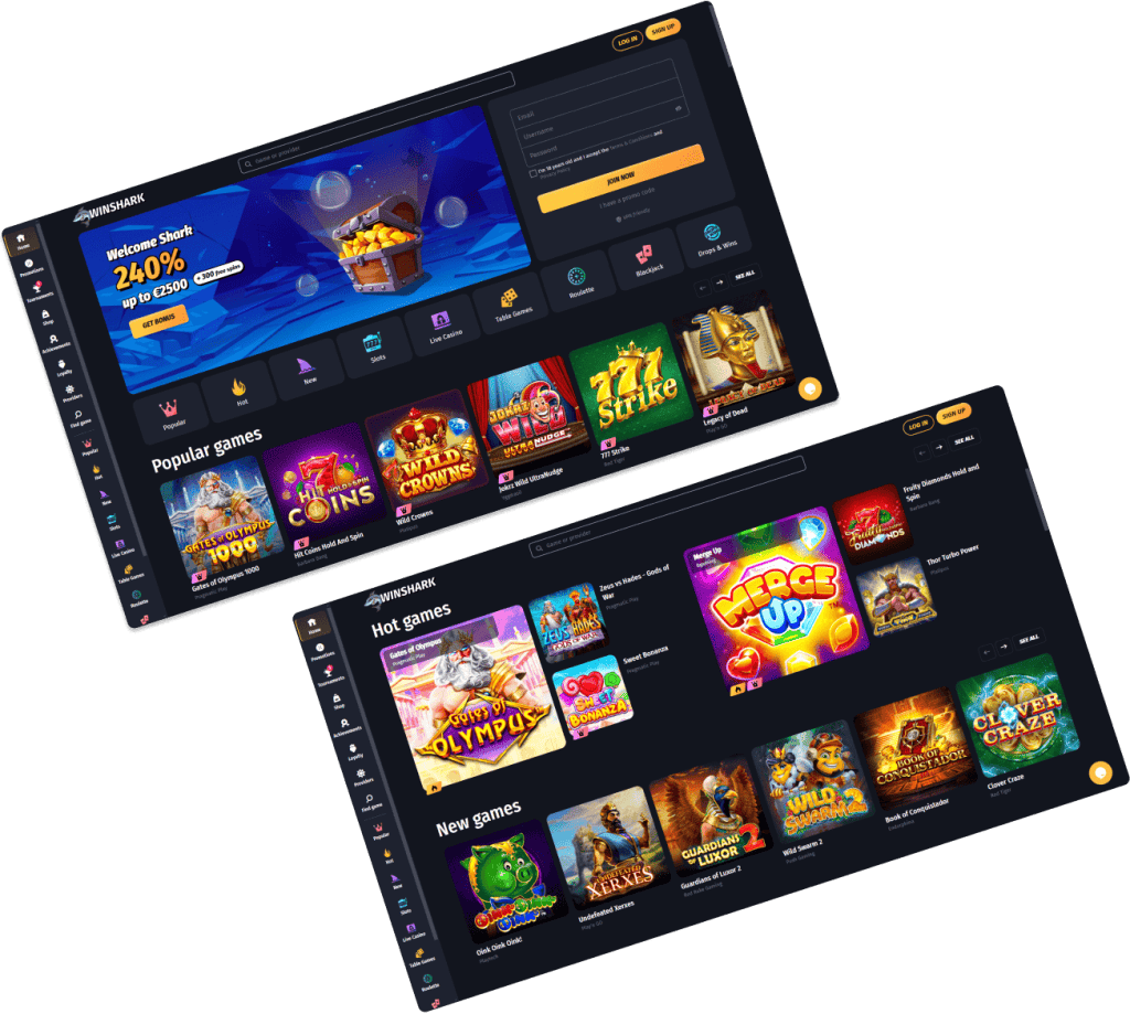 Winshark Sweden spelautomater och kampanjer online
